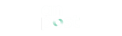 An Post logo - white An Post logo - white